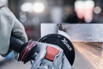 2608601722 Bosch X-LOCK опорная тарелка для болгарки 125 мм на липучке  2.608.601.722 БОШ